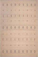 handmade Modern Gabbeh Ivory Ivory Hand-made RECTANGLE 100% WOOL area rug 8x10