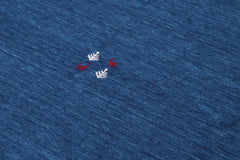 handmade Modern Gabbeh Blue Green Hand-made RECTANGLE 100% WOOL area rug 8x10