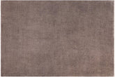 handmade Over Dyed Over Dyed Lt. Gray Lt. Gray Hand Knotted RECTANGLE 100% WOOL area rug 8' x 10'