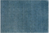 handmade Over Dyed Over Dyed Bluish Gray Gray Hand Knotted RECTANGLE 100% WOOL area rug 8' x 10'