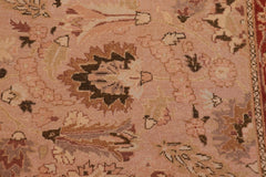 handmade Traditional Lahore Tan Lt. Green Hand Knotted RECTANGLE 100% WOOL area rug 6' x 9'