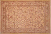 handmade Transitional Kafkaz Gold Lt. Gray Hand Knotted RECTANGLE 100% WOOL area rug 6' x 9'