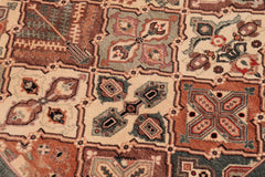handmade Transitional Green Multi Hand Knotted RECTANGLE 100% WOOL area rug 6' x 9'