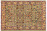 handmade Transitional Lahore Lt. Green Lt. Green Hand Knotted RECTANGLE 100% WOOL area rug 6' x 9'