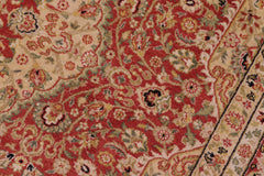 handmade Traditional Nauras Rust Rust Hand Knotted RECTANGLE 100% WOOL area rug 6' x 9'