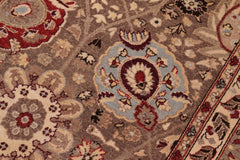 handmade Traditional Lt. Brown Lt. Brown Hand Knotted RECTANGLE 100% WOOL area rug 6' x 9'