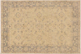 handmade Traditional Kafkaz Ivory Gray Hand Knotted RECTANGLE 100% WOOL area rug 4x6