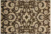 Eclectic Ziegler Andres Brown/Beige Wool Rug - 4'1'' x 6'2''