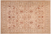 handmade Traditional Design Lt. Tan Tan Hand Knotted RECTANGLE 100% WOOL area rug 6' x 9'