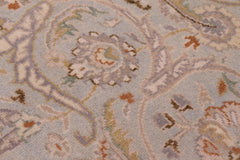 handmade Traditional Design Lt. Blue Tan Hand Knotted RECTANGLE 100% WOOL area rug 6' x 9'