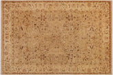 Bohemian Ziegler Ana Taupe/Beige Hand Knotted Wool Rug - 9'4'' x 12'1''