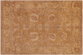 handmade Traditional Kafkaz Brown Tan Hand Knotted RECTANGLE 100% WOOL area rug 9x12