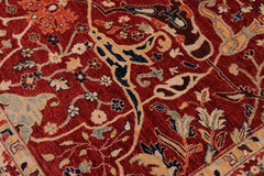 handmade Traditional Oushak Rust Rust Hand Knotted RECTANGLE 100% WOOL area rug 8 x 10
