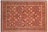 handmade Transitional Tabriz Aubergine Aubergine Hand Knotted RECTANGLE 100% WOOL area rug 8 x 10