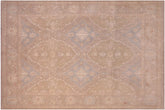 handmade Transitional Kafkaz Lt. Green Lt. Gray Hand Knotted RECTANGLE 100% WOOL area rug 8' x 10'
