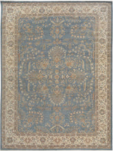 handmade Traditional Kafkaz Gray Ivory Hand Knotted RECTANGLE 100% WOOL area rug 10 x 13