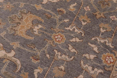 handmade Traditional Kafkaz Lt. Gray Beige Hand Knotted RECTANGLE 100% WOOL area rug 9 x 12