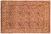 handmade Transitional William Tan Gold Hand Knotted RECTANGLE 100% WOOL area rug 8 x 10