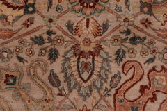 handmade Traditional Lt. Tan Lt. Tan Hand Knotted RECTANGLE 100% WOOL area rug 8' x 10'