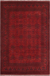 handmade Tribal Biljik Khal Mohammadi Red Blue Hand Knotted RECTANGLE 100% WOOL area rug 10x13