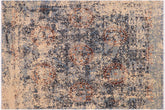 handmade Modern Modern Beige Blue Hand Knotted RECTANGLE WOOL&SILK area rug 8' x 10'