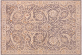handmade Traditional Kafkaz Brown Tan Hand Knotted RECTANGLE 100% WOOL area rug 8x10