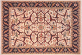 handmade Traditional Kafkaz Ivory Blue Hand Knotted RECTANGLE 100% WOOL area rug 8x9