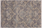 Chic Ziegler Cyril Gray/Gray Wool&Silk Rug - 2'2'' x 3'0''