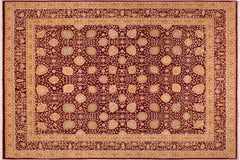 Istanbul Marlene Red/Gold Wool Rug - 8'5'' x 10'4''