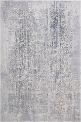 handmade Transitional Vintage Gray Blue Machine Made RECTANGLE POLYESTER area rug 9x12