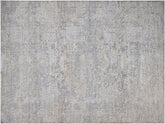 handmade Transitional Vintage Gray Beige Machine Made RECTANGLE POLYESTER area rug 9x12