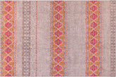 handmade Geometric Modern Light Gray Pink Machine Made RECTANGLE POLYESTER area rug 10x14