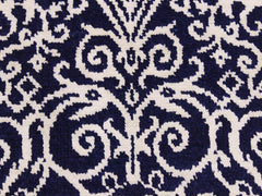 handmade Modern Kafkaz Blue Ivory Hand Knotted RUNNER WOOL&SILK area rug 2x10