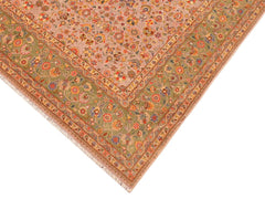 handmade Traditional Grey Green Hand Knotted RECTANGLE 100% WOOL area rug 8x10