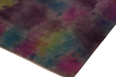 A10471, 711"x10 4",Over Dyed ,8x10,Pink,YELLOW,Hand-knotted ,Afghanistan,100% Wool ,Rectangle ,652671208270