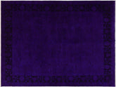 A11712, 710"x 9 8",Over Dyed ,8x10,Blue,PURPLE,Hand-knotted ,Pakistan ,100% Wool ,Rectangle ,652671214561