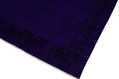 A11712, 710"x 9 8",Over Dyed ,8x10,Blue,PURPLE,Hand-knotted ,Pakistan ,100% Wool ,Rectangle ,652671214561