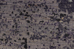 A11715 711"x 8 0"Modern 8x8GreyGREENHand-knotted Pakistan Wool&silk Round 652671214585