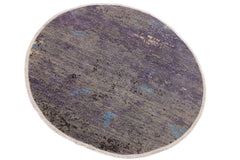 A11869, 710"x 8 0",Modern ,8x8,Grey,BLUE,Hand-knotted ,Pakistan ,100% Wool ,Round ,652671216022