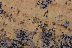 A11874 711"x 8 1"Modern 8x8TaupeGREYHand-knotted Pakistan 100% Wool Round 652671216077