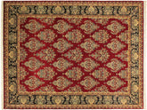 handmade Traditional Tabriz Red Black Hand Knotted RECTANGLE 100% WOOL area rug 10x15