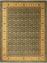 handmade Traditional Lt. Blue Ivory Hand Knotted RECTANGLE 100% WOOL area rug 10x14