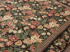 handmade Traditional David Black Red Hand Knotted RECTANGLE 100% WOOL area rug 10x14