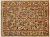 handmade Traditional Veg Dye Lt. Gray Tan Hand Knotted RECTANGLE 100% WOOL area rug 9x12