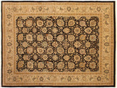 handmade Traditional Design Brown Tan Hand Knotted RECTANGLE 100% WOOL area rug 9x12