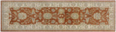 handmade Traditional Kafkaz Rust Ivory Hand Knotted RUNNER 100% WOOL area rug 3 x 9
