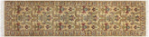 handmade Traditional Farhad Beige Gold Hand Knotted RUNNER 100% WOOL area rug 3x10