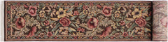 handmade Traditional Gulzar Brown Pink Hand Knotted RUNNER 100% WOOL area rug 3x13