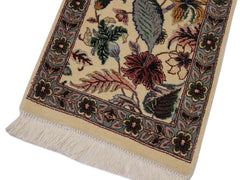 handmade Traditional Abusson Beige Gray Hand Knotted RECTANGLE 100% WOOL area rug 2x2