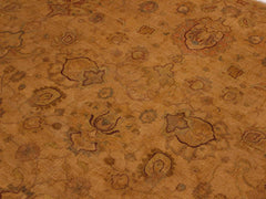 handmade Traditional Gold Gold Hand Knotted RECTANGLE 100% WOOL area rug 9x12